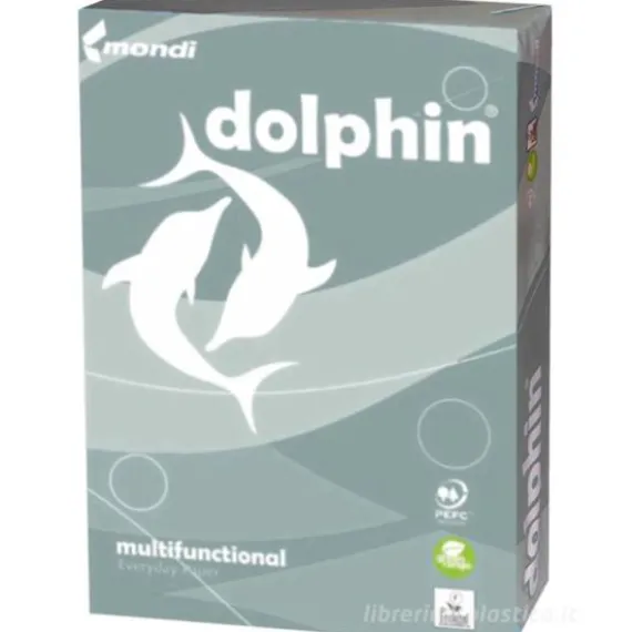 Risma Carta fotocopie A4 Mondi Dolphin Everyday 80 grammi (500 fogli)