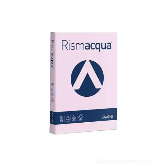 Rismacqua 125 fogli formato A4 200 gr lilla