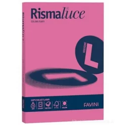 Risma Luce 125 fogli formato A4 200 gr ciclamino