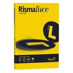 Risma Luce 125 fogli formato A4 200 gr giallo sole