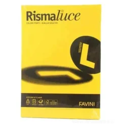 Risma Luce 125 fogli giallo sole formato A3 200 gr