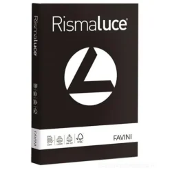 Risma Luce 125 fogli neri formato A4 200 gr