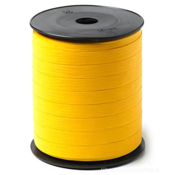 Rocchetto nastro regalo Paper 10mm x 250 metri limone