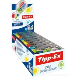 Scatola 10 correttori a nastro Bic Tipp-Ex Mini Pocket Mouse