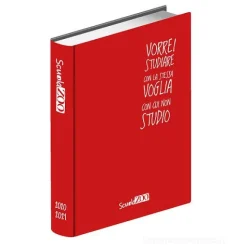 ScuolaZoo 2020-2021. Diario 16 mesi large. Rosso