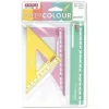 Set da disegno 3 pezzi Pastel KeepColour (colori assortiti)