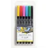 Set 6 pennarelli a doppia punta Lyra Aqua Brush Duo Pastel