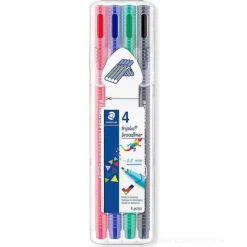Set 4 penne con punta ad ago Triplus Broadliner