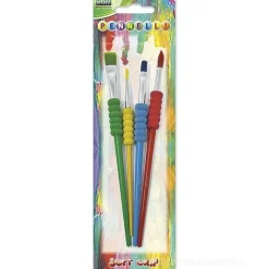 Set 4 pennelli soft grip Belle Arti