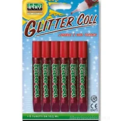 Set 6 pezzi colla stick Glitter 10ml