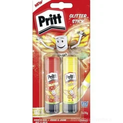 Set 2 pezzi colla stick Pritt Glitter 20g