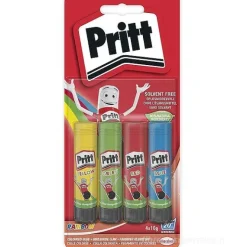 Set 4 pezzi colla stick Pritt Rainbow 10g