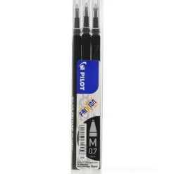 Set 3 refill Frixion Ball punta fine 0,7mm nero