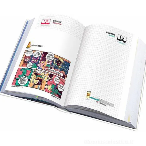 Smemoranda 2024. Diario Smemo 16 mesi medium. Bianco