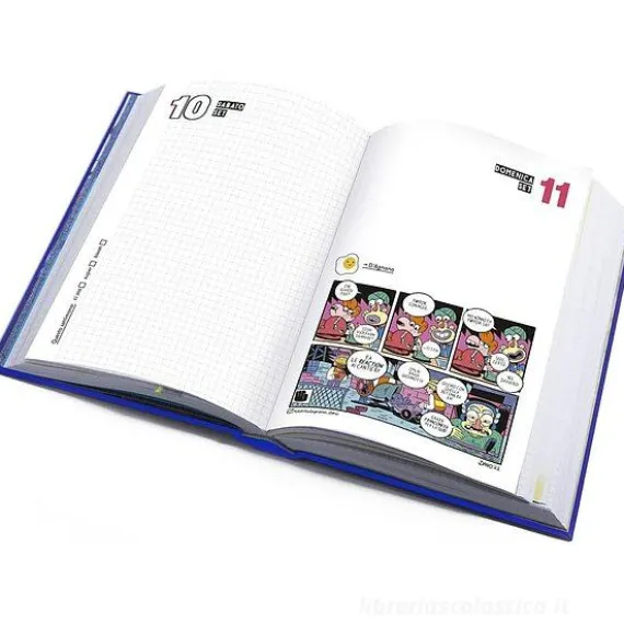 Smemoranda 2023. Diario Smemo 16 mesi large. Blu