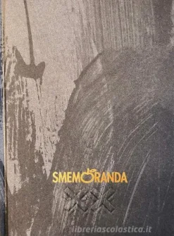 Smemoranda 2020. Diario Smemo 16 mesi large. Grigio e oro