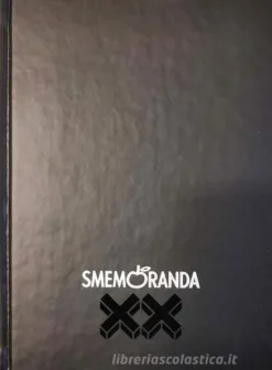 Smemoranda 2020. Diario Smemo 16 mesi large. Nero e argento