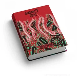 Smemoranda 2022. Diario Smemo 16 mesi large. Special Edition Octopus. Rosso