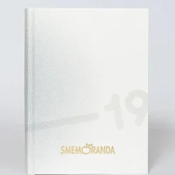 Smemoranda 2019. Diario Smemo 16 mesi small. Bianco e oro