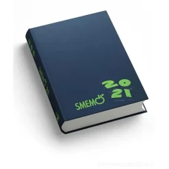 Smemoranda 2021. Diario Smemo 16 mesi medium. Blu e verde