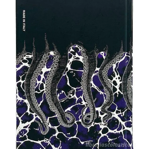 Smemoranda 2024. Diario Smemo 16 mesi large. Special Edition Octopus Viola