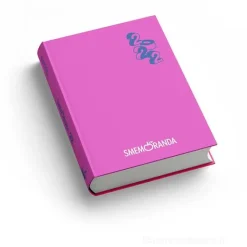Smemoranda 2022. Diario Smemo 16 mesi small. Fucsia e blu