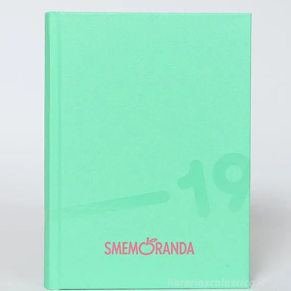 Smemoranda 2019. Diario Smemo 16 mesi large. Turchese e rosa