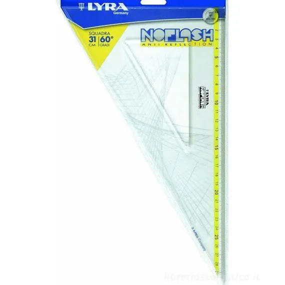 Squadra 60 gradi Lyra Noflash cm 31