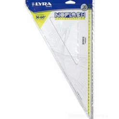 Squadra 60 gradi Lyra Noflash cm 36