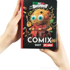 Super diario datato Comix 13 Mesi 2026-2027 Spaghetti Skifidol Brainrot (75841SP)