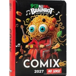 Super diario datato Comix 13 Mesi 2026-2027 Spaghetti Skifidol Brainrot (75841SP)