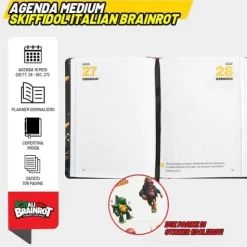 Super diario datato Comix 13 Mesi 2026-2027 Spaghetti Skifidol Brainrot (75841SP)