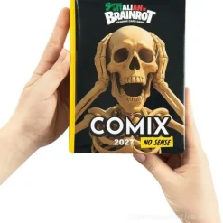 Super diario datato Comix 13 Mesi 2026-2027 Skeleton Skifidol Brainrot (75841SK)