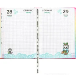 Superdiario Standard Datato Fuxia Tokidoki - Diario scolastico 2026-2027