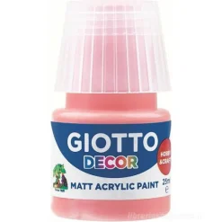 Tempera acrilico Giotto Decor ml 25 rosa pesca