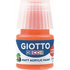 Tempera acrilico Giotto Decor ml 25 arancione