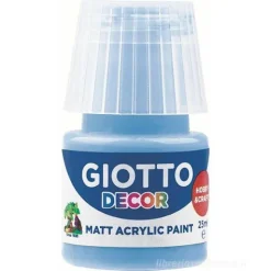 Tempera acrilico Giotto Decor ml 25 azzurro cielo