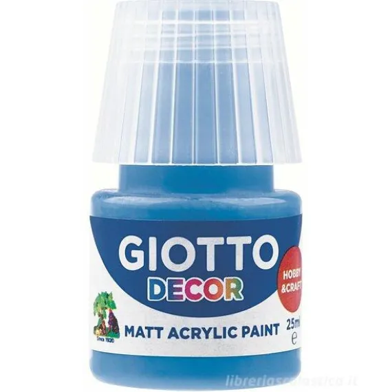 Tempera acrilico Giotto Decor ml 25 ciano