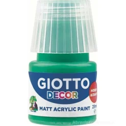 Tempera acrilico Giotto Decor ml 25 verde smeraldo