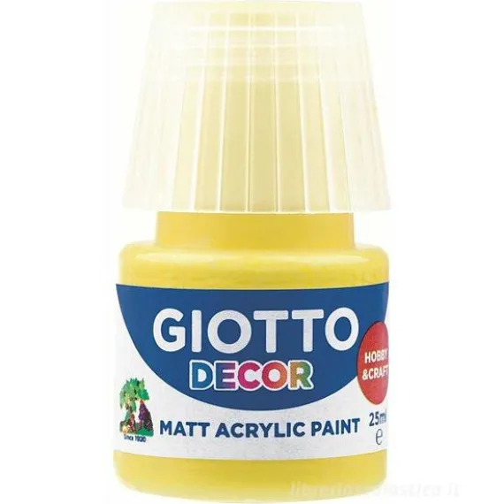 Tempera acrilico Giotto Decor ml 25 giallo primario