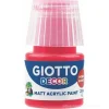 Tempera acrilico Giotto Decor ml 25 rosso vermiglione
