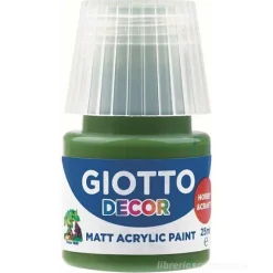 Tempera acrilico Giotto Decor ml 25 verde bosco