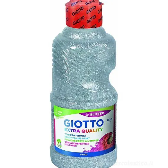 Tempera Giotto Extra Quality ml 250 glitter argento