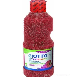 Tempera Giotto Extra Quality ml 250 glitter rosso