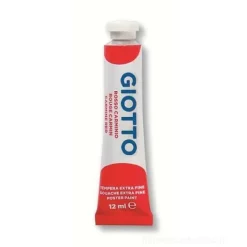Tempera Giotto tubo ml 12 rosso carminio