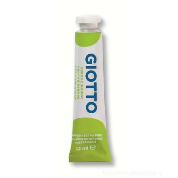 Tempera Giotto tubo ml 12 verde cinabro