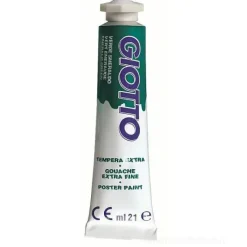 Tempera Giotto tubo ml 21 verde smeraldo