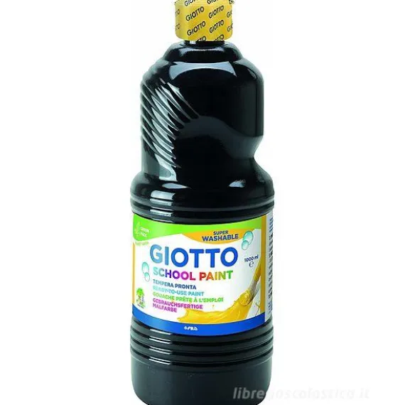 Tempera lavabile Giotto School Paint ml 1000 nero