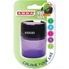 Temperamatite a 2 fori con serbatoio Twist (colori assortiti)