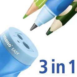 Temperamatite a 3 fori con serbatoio per destrimani Easy